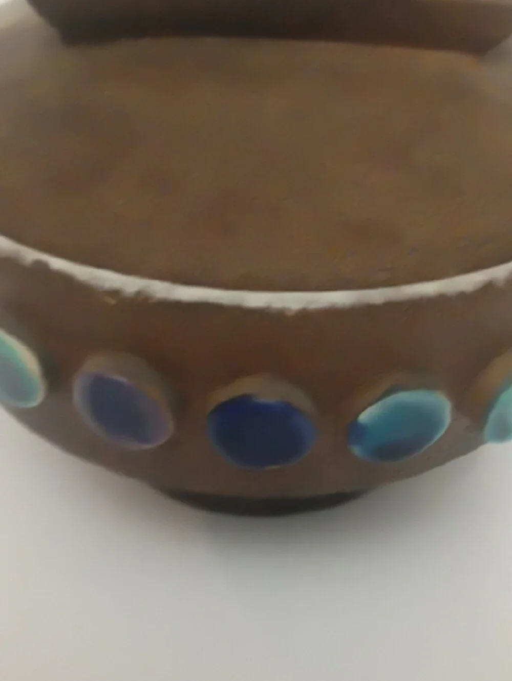 Bitossi Italy MidCentury Pottery Bowl  Signed Vintage Estate Aldo Londi
